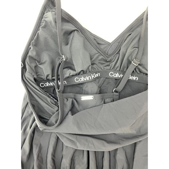 Calvin Klein BLACK Blouson One-Piece Swimsuit US 4 NWT $108 - Picture 6 of 6